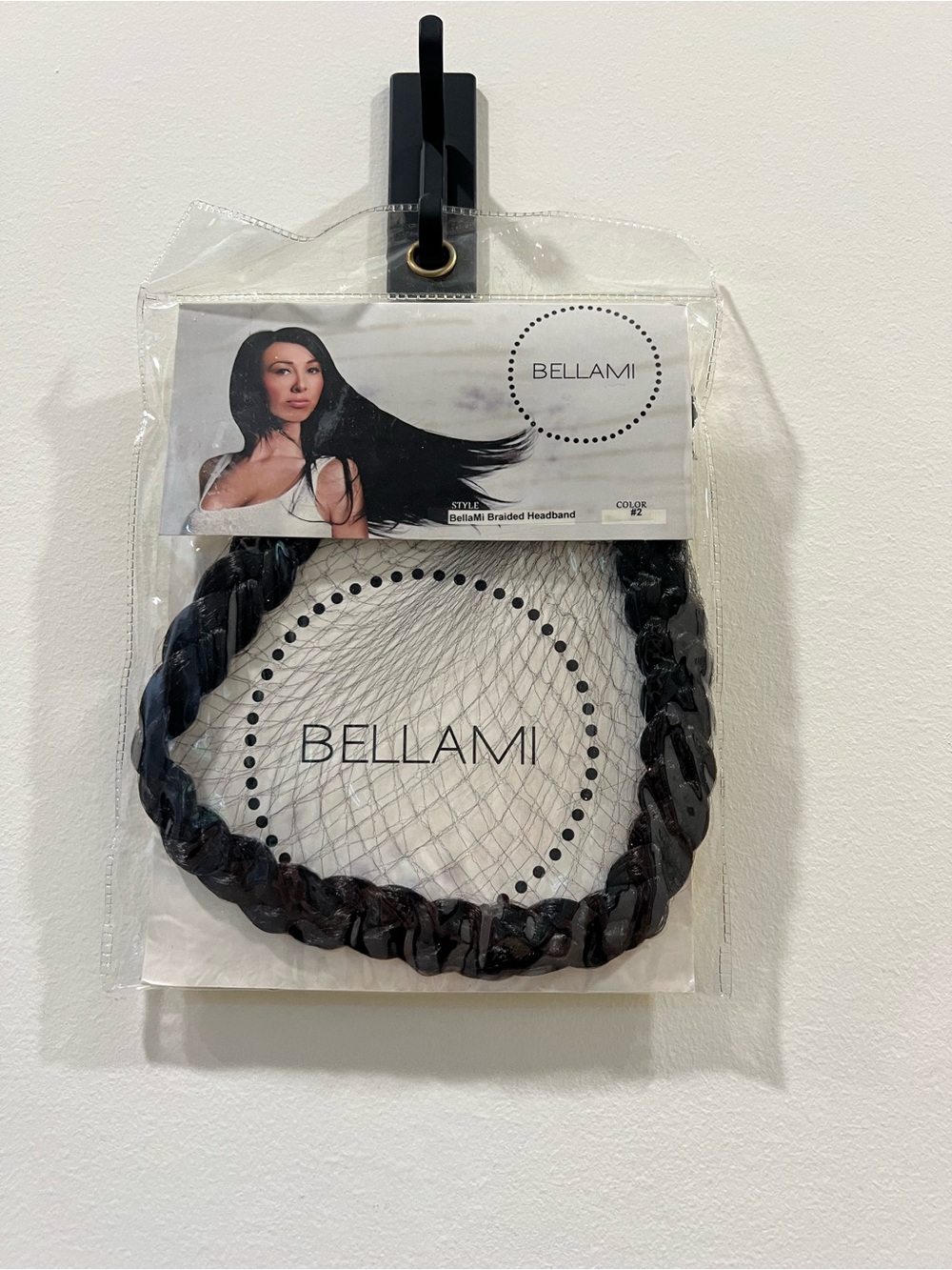 BELLAMI Black Braided Headband Hair Accessory